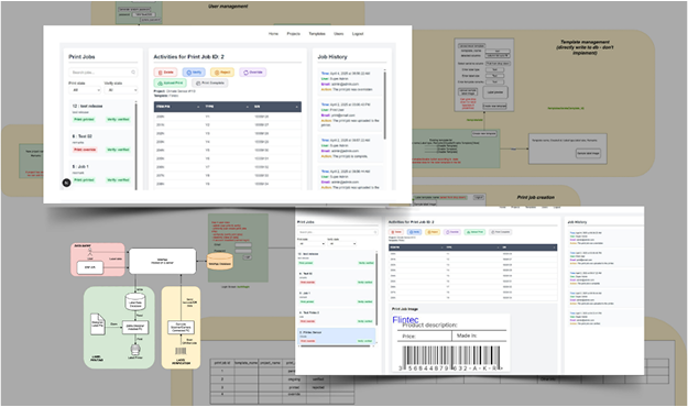 Zebra Barcode Label Printing Automation Web Application