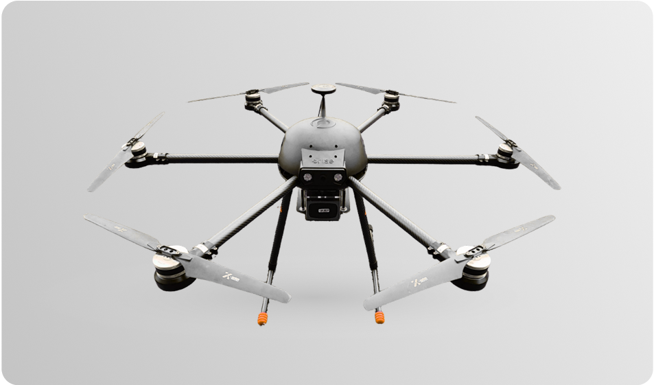 High tension pilot cable stringing drone